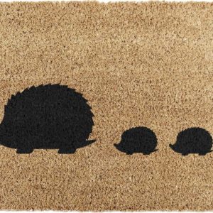 Rohožka z kokosového vlákna 40x60 cm Hedgehog Family – Artsy Doormats