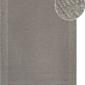 Šedý vlněný koberec 200x290 cm Rue – Flair Rugs