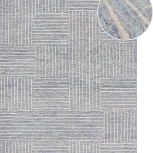 Světle modrý ručně tkaný vlněný koberec 160x230 cm Memphis Wool – Flair Rugs