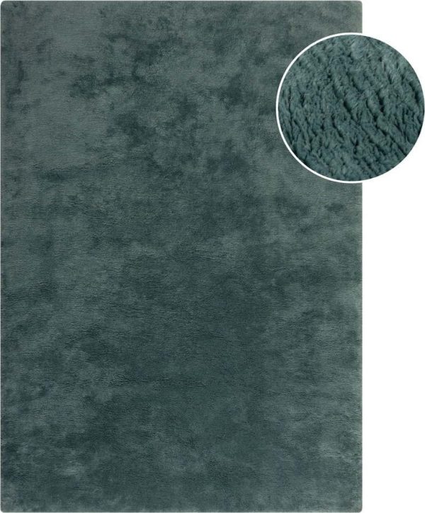 Syntetická kožešina v petrolejové barvě 120x170 cm Faroe Wool Look Fur – Flair Rugs