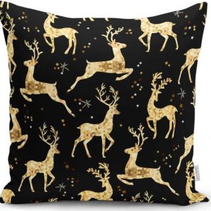 Vánoční povlak na polštář Minimalist Cushion Covers Happy Holiday