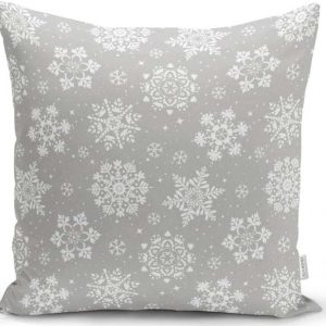 Vánoční povlak na polštář Minimalist Cushion Covers Snowflakes