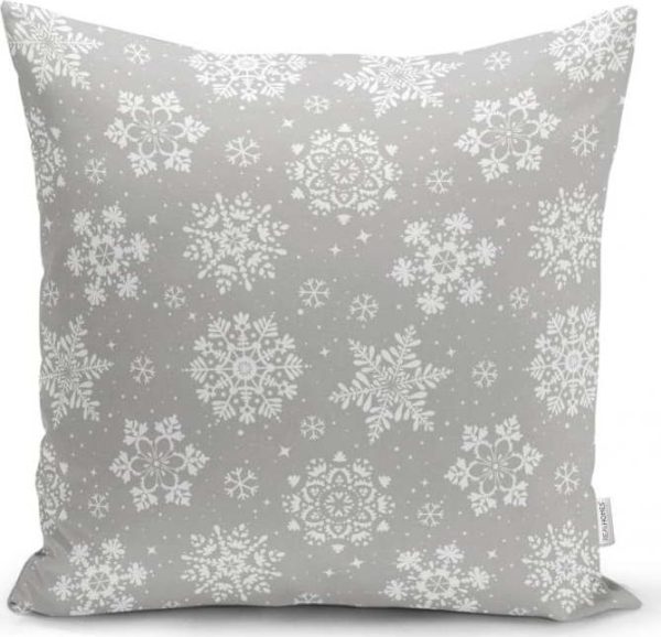 Vánoční povlak na polštář Minimalist Cushion Covers Snowflakes