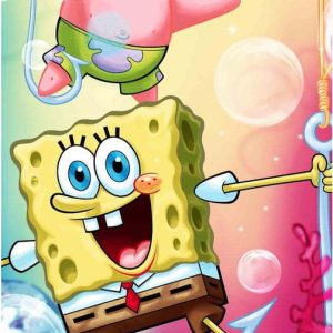 Bavlněná dětská osuška 70x140 cm Sponge Bob – Jerry Fabrics