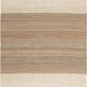 Bílo-béžový oboustranný ručně tkaný jutový koberec 200x300 cm Cedar – Asiatic Carpets