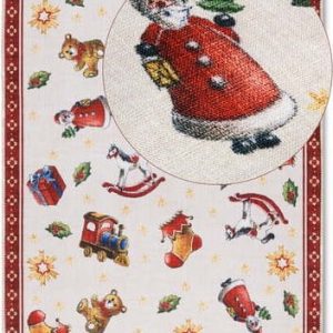 Červený běhoun s vánočním motivem 80x200 cm Red Christmas – Villeroy&Boch