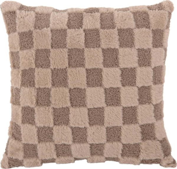 Dekorační polštář z mikroplyše 45x45 cm Checker – PT LIVING