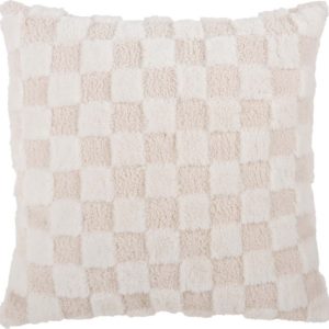 Dekorační polštář z mikroplyše 45x45 cm Checker – PT LIVING