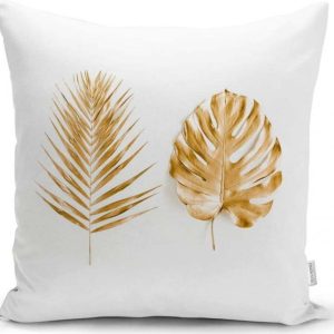 Povlak na polštář Minimalist Cushion Covers Golden Leafes