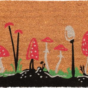 Rohožka z kokosového vlákna 40x60 cm Mushrooms – Esschert Design