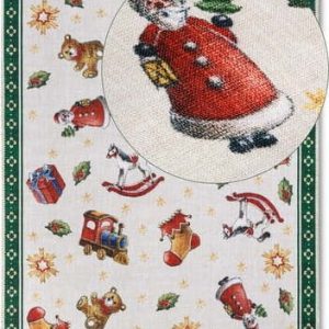 Zelený běhoun s vánočním motivem 80x200 cm Green Christmas – Villeroy&Boch