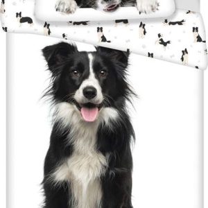 Bavlněné dětské povlečení na jednolůžko 140x200 cm Border Collie – Jerry Fabrics