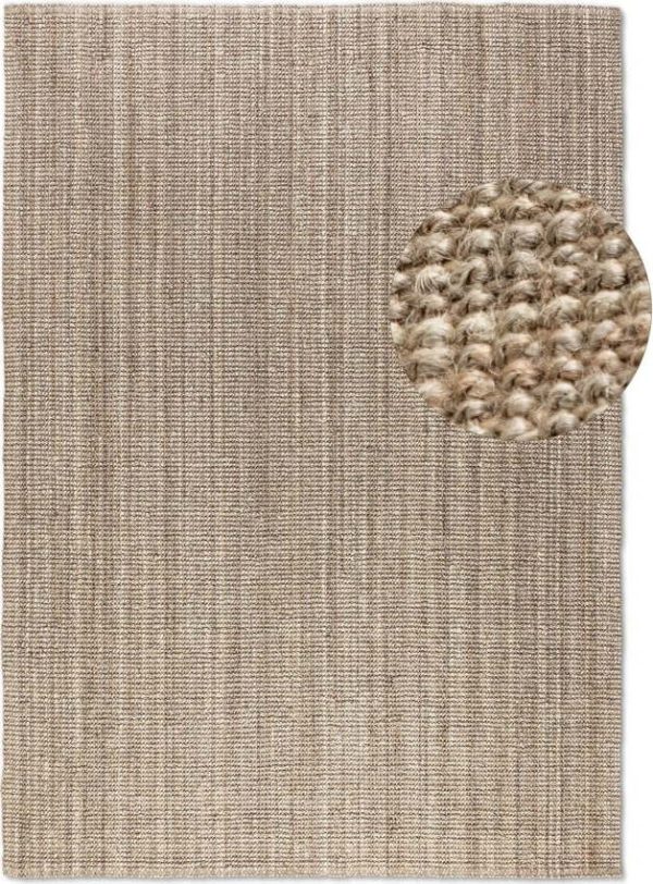 Béžový jutový koberec 120x170 cm Bouclé – Hanse Home