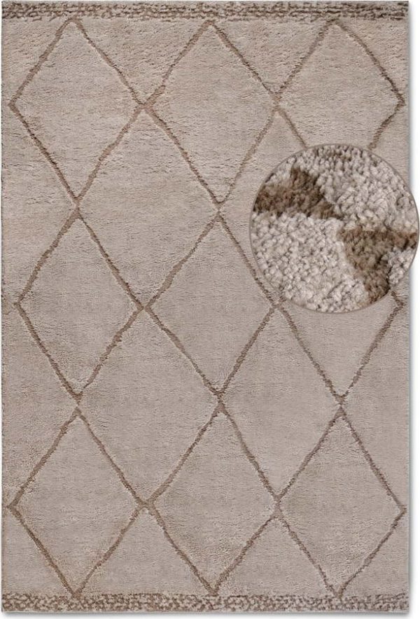 Béžový koberec 80x120 cm Perrotin Beige – Elle Decoration