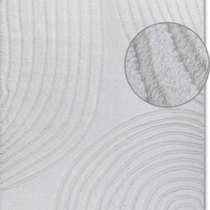 Krémový koberec 120x170 cm Pigment Cream White – Elle Decoration