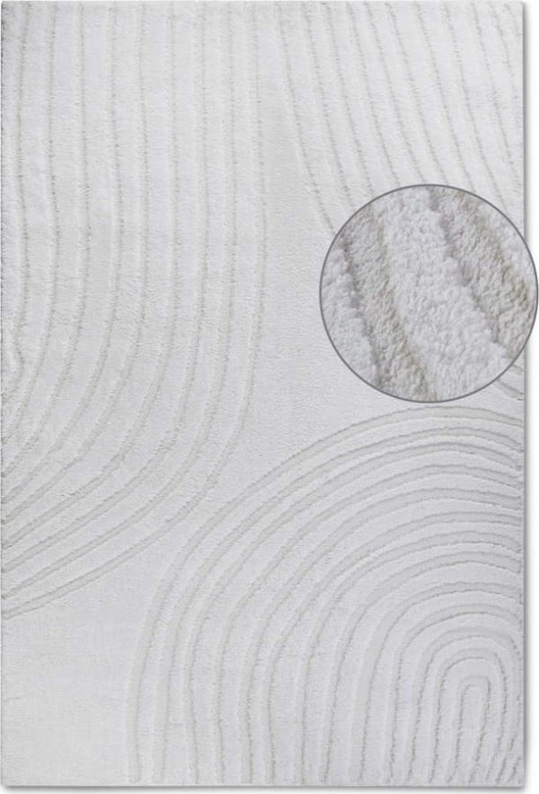 Krémový koberec 80x120 cm Pigment Cream White – Elle Decoration