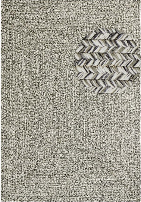 Šedý/béžový venkovní koberec 170x120 cm - NORTHRUGS