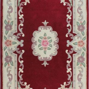 Červený vlněný koberec Flair Rugs Aubusson