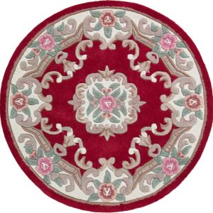 Červený vlněný koberec Flair Rugs Aubusson