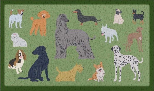 Rohožka 40x70 cm Dog Breeds – Artsy Doormats