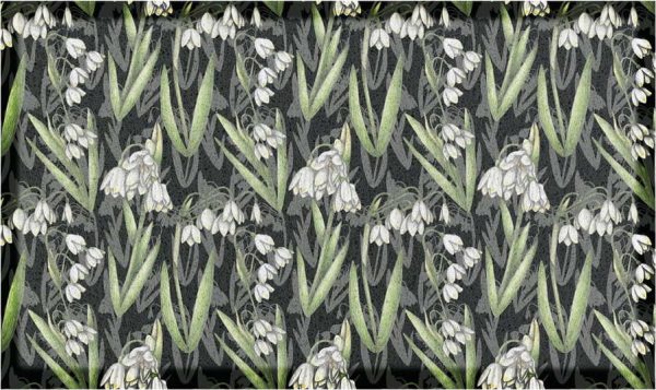 Rohožka 40x70 cm Lily of Valley x Celia Battaini – Artsy Doormats