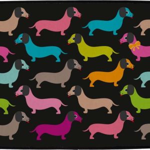 Rohožka 45x75 cm Dachshunds in Colours – Butter Kings