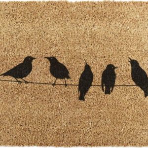 Rohožka z kokosového vlákna 60x90 cm Birds On a Wire – Artsy Doormats