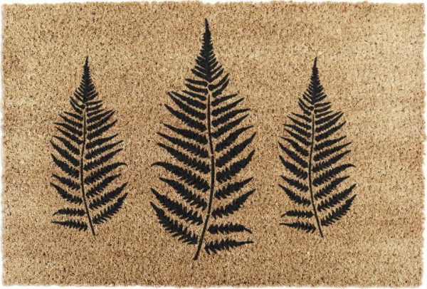 Rohožka z kokosového vlákna 40x60 cm Fern Leaf – Artsy Doormats