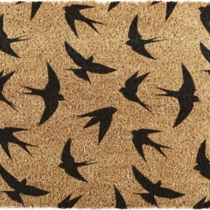 Rohožka z kokosového vlákna 60x90 cm Swallows – Artsy Doormats