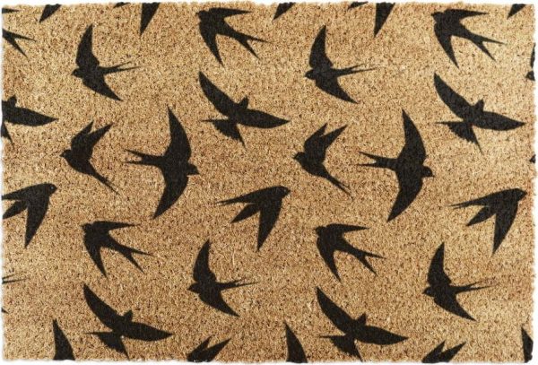 Rohožka z kokosového vlákna 60x90 cm Swallows – Artsy Doormats