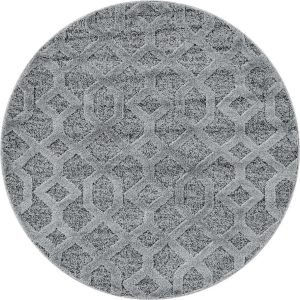 Šedý kulatý koberec ø 80 cm Pisa – Ayyildiz Carpets