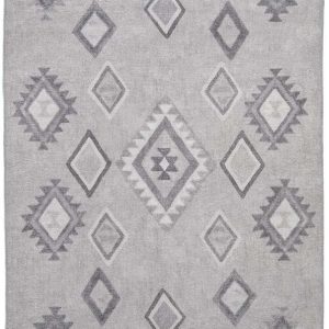 Šedý pratelný běhoun s příměsí bavlny 60x170 cm Whisper – Think Rugs