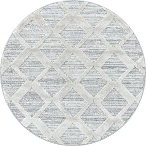 Světle šedý kulatý koberec ø 80 cm Pisa – Ayyildiz Carpets