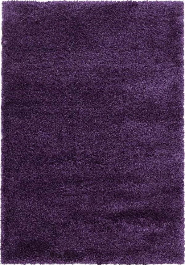 Tmavě fialový koberec 60x110 cm Fluffy – Ayyildiz Carpets