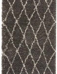 Tmavě šedý běhoun 60x230 cm Boho – Think Rugs