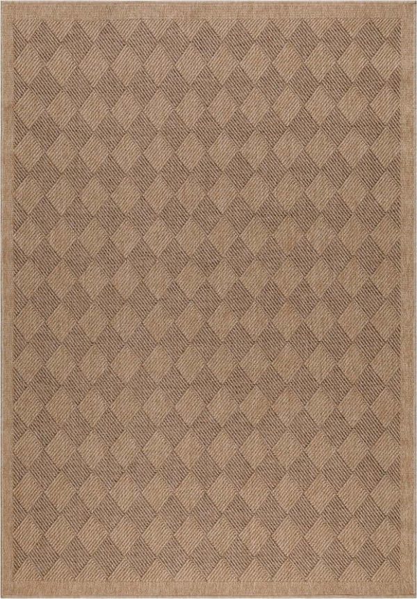 Venkovní koberec v černo-přírodní barvě 120x170 cm Dhaka – Ayyildiz Carpets