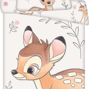 Bavlněné dětské povlečení do postýlky 100x135 cm Bambi "Beige" – Jerry Fabrics