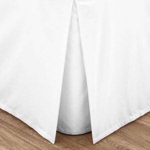 Bílý perkálový potah na rám postele 90x190 cm Easy Iron Percale – Catherine Lansfield