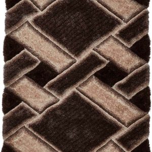 Tmavě hnědý ručně tkaný koberec 120x170 cm Noble House – Think Rugs